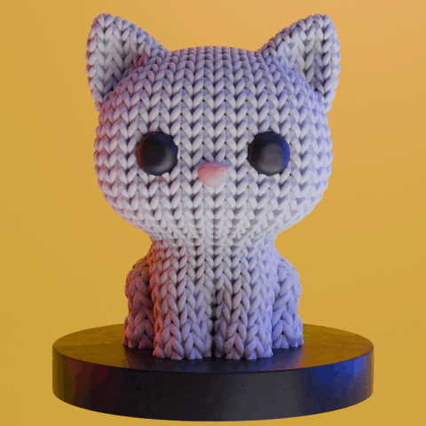 Knitted Kitty GATINHO